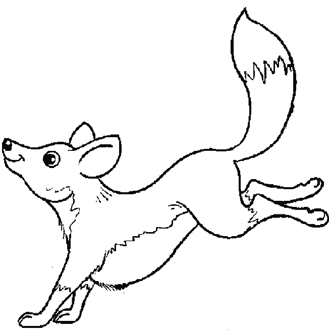 coloriage renard 10
