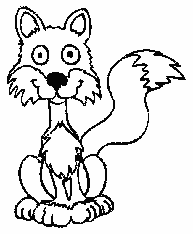 coloriage renard 13  Coloriage en ligne gratuit pour enfant