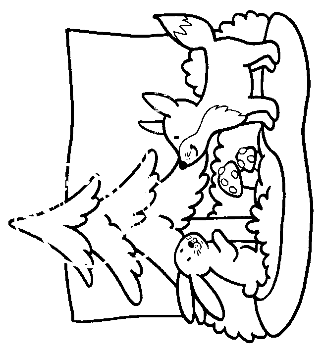 coloriage renard 19  Coloriage en ligne gratuit pour enfant
