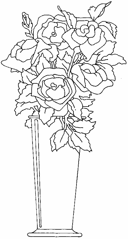 coloriage rose 16