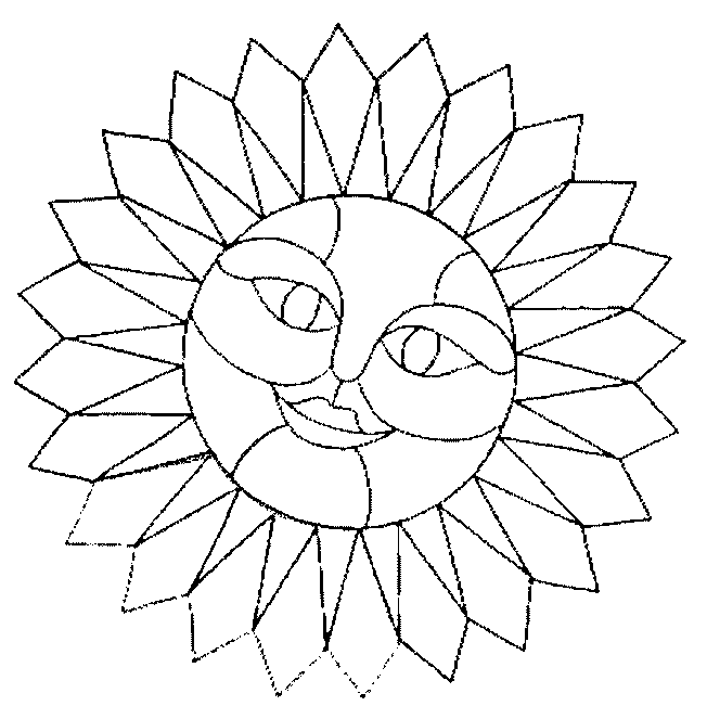 coloriage soleil 15