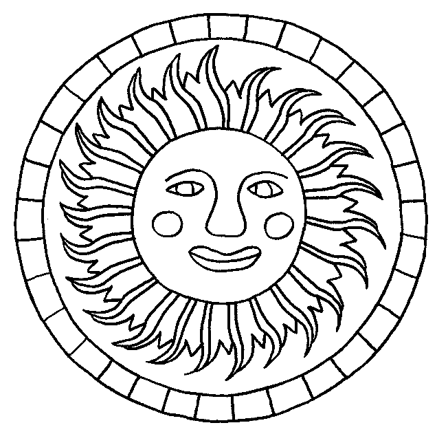 coloriage soleil 20