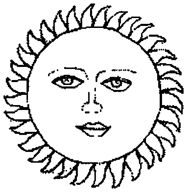 coloriage soleil 24