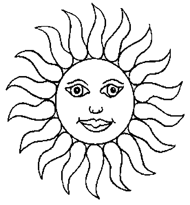 coloriage soleil 25