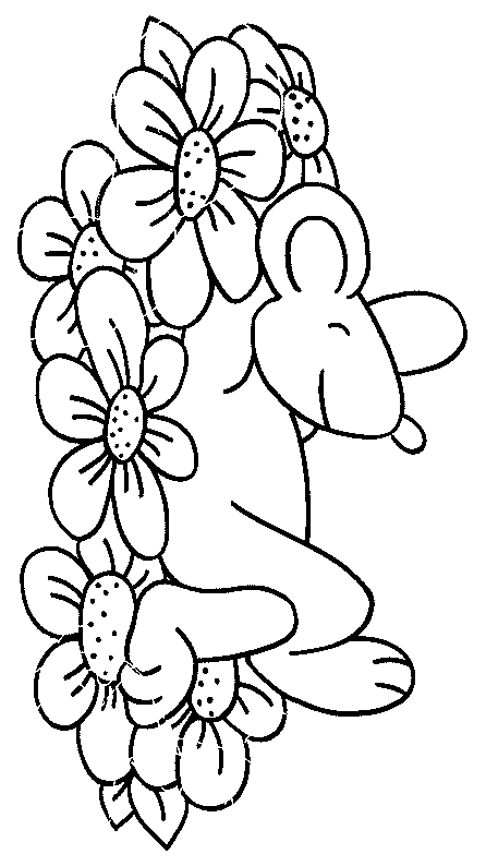 coloriage de souris 11