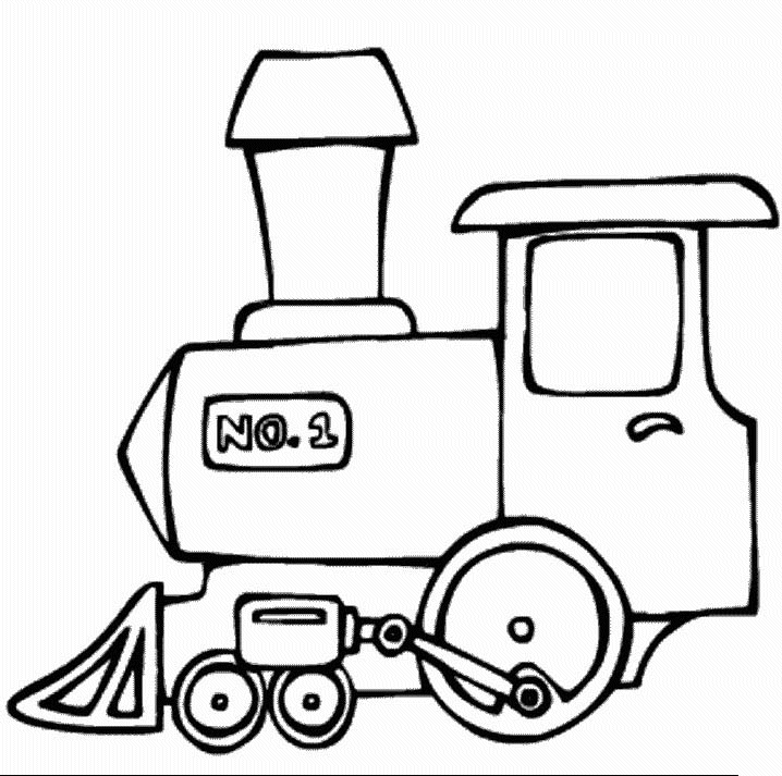 coloriage train 06