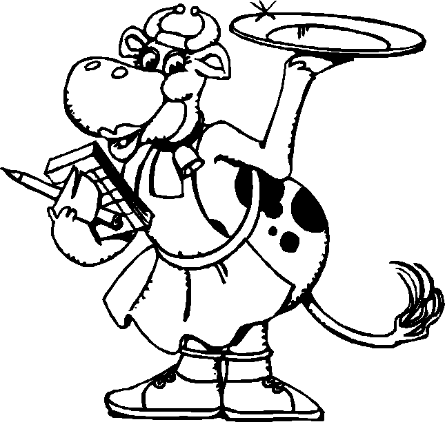coloriage vache 12