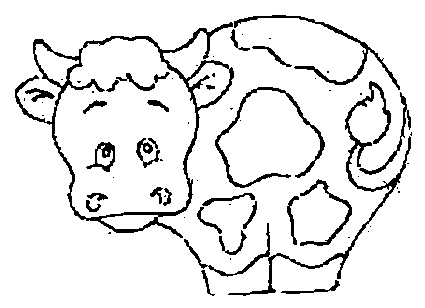 coloriage vache 33