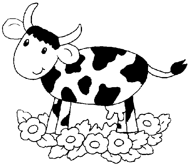 coloriage vache 34