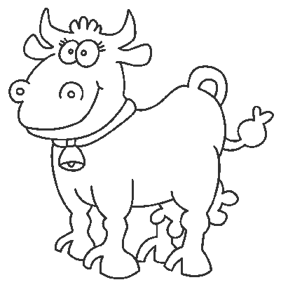 coloriage vache 35