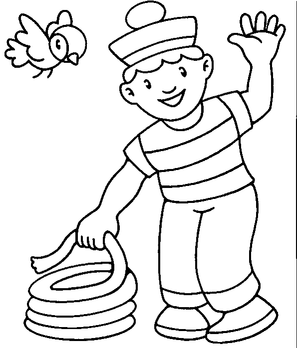 coloriage metier de marin 01