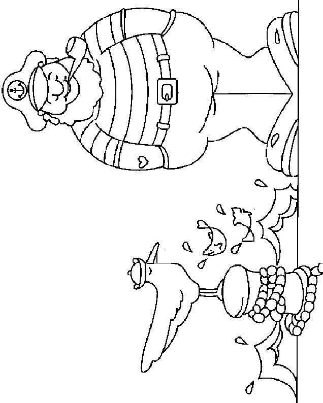 coloriage metier de marin 05