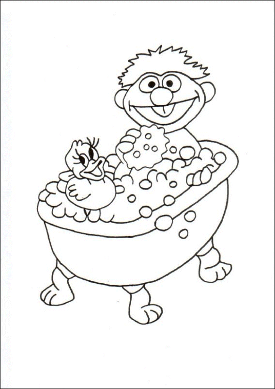 coloriage salle de bain 02