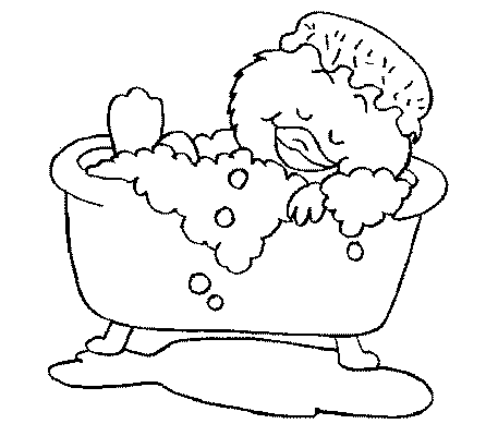 coloriage salle de bain 07