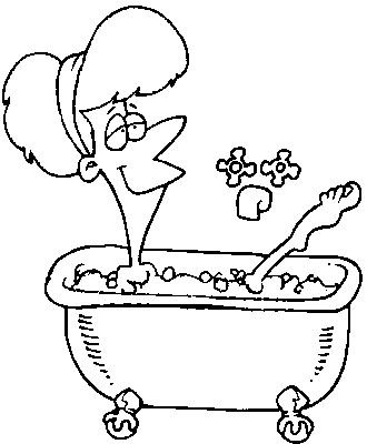 coloriage salle de bain 09