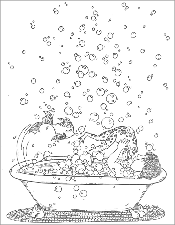coloriage salle de bain 22