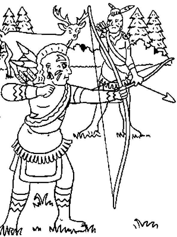 coloriage indien 01