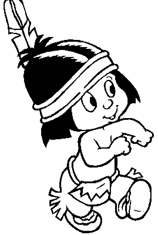 coloriage indien 05