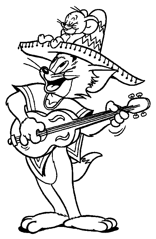 coloriage de mexicain 06