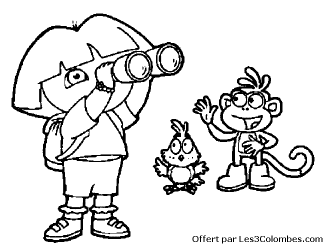coloriage dora 26