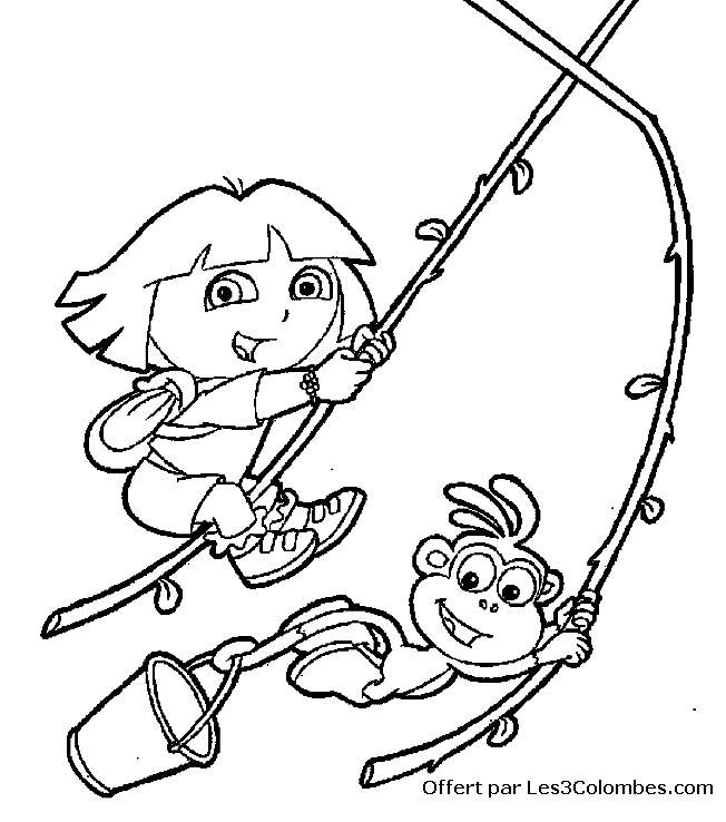 coloriage dora 31