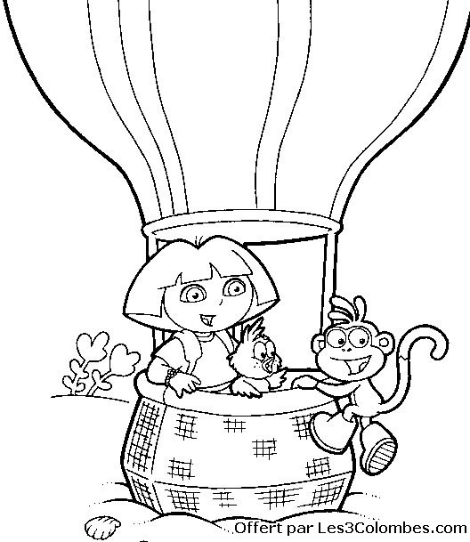 coloriage dora 66