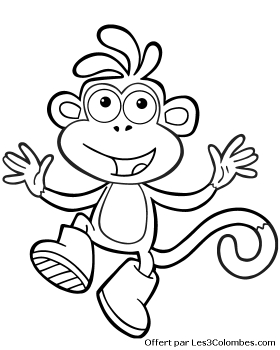 coloriage dora 85