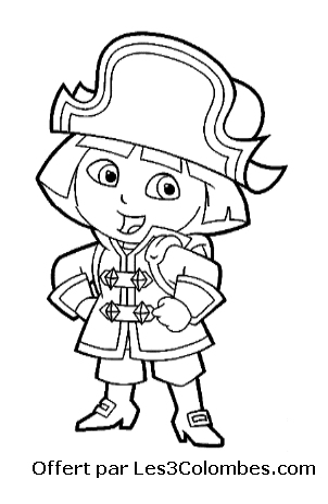 coloriage doro l exploratrice 01